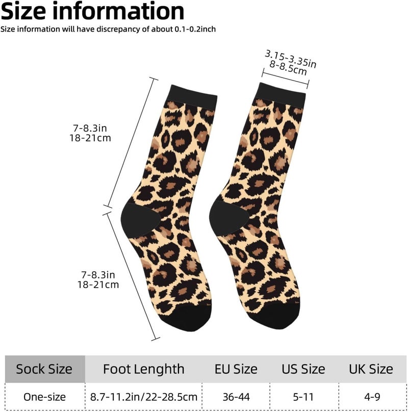 Poream Novelty Funny Crew Socks, Cool Breathable Dress Socks Gift For Men Women - Image 3
